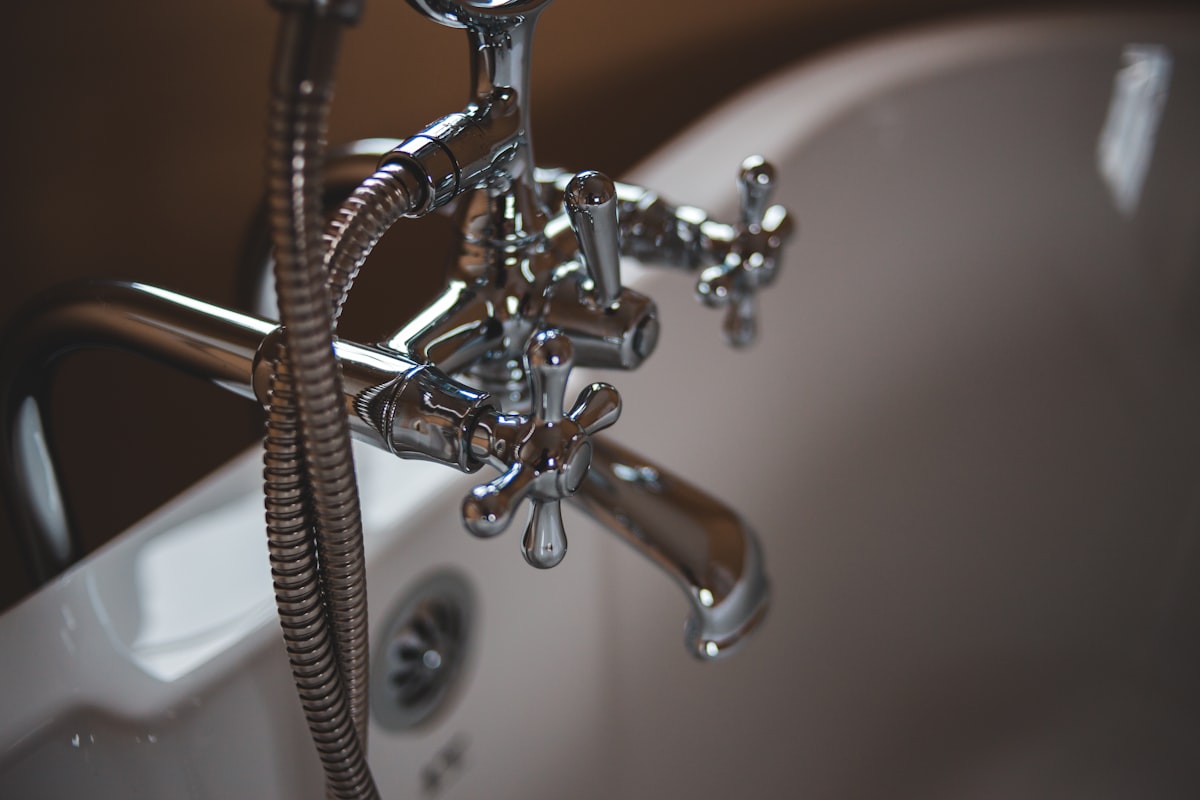 New bath and chrome taps fitted in a Test Valley home