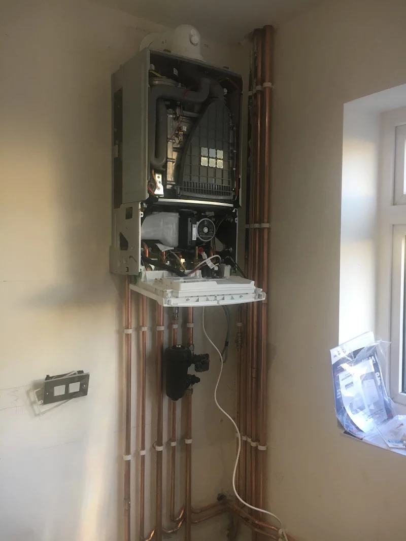 Gas boiler installation