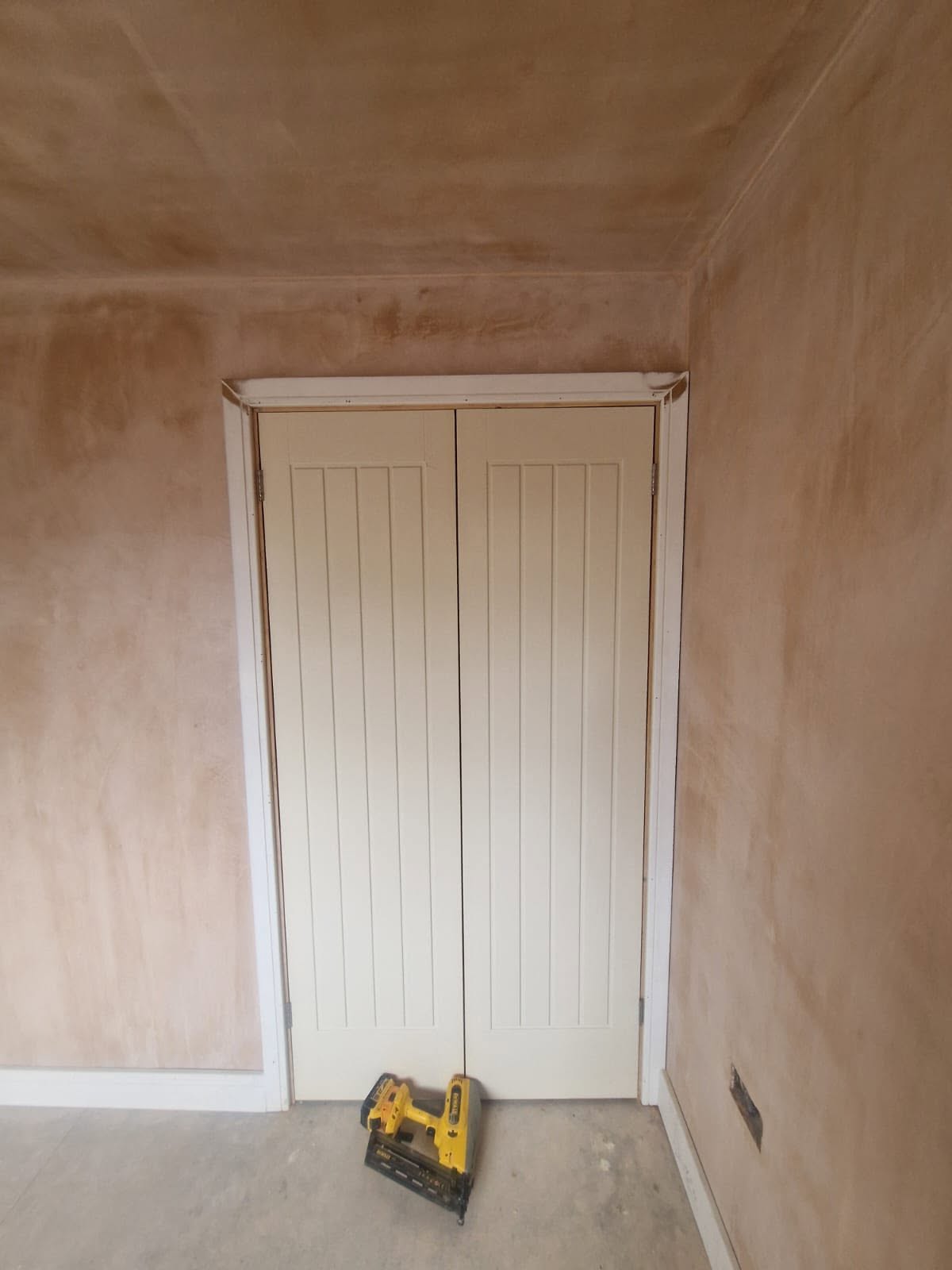 Bespoke double doors fitted during a renovation