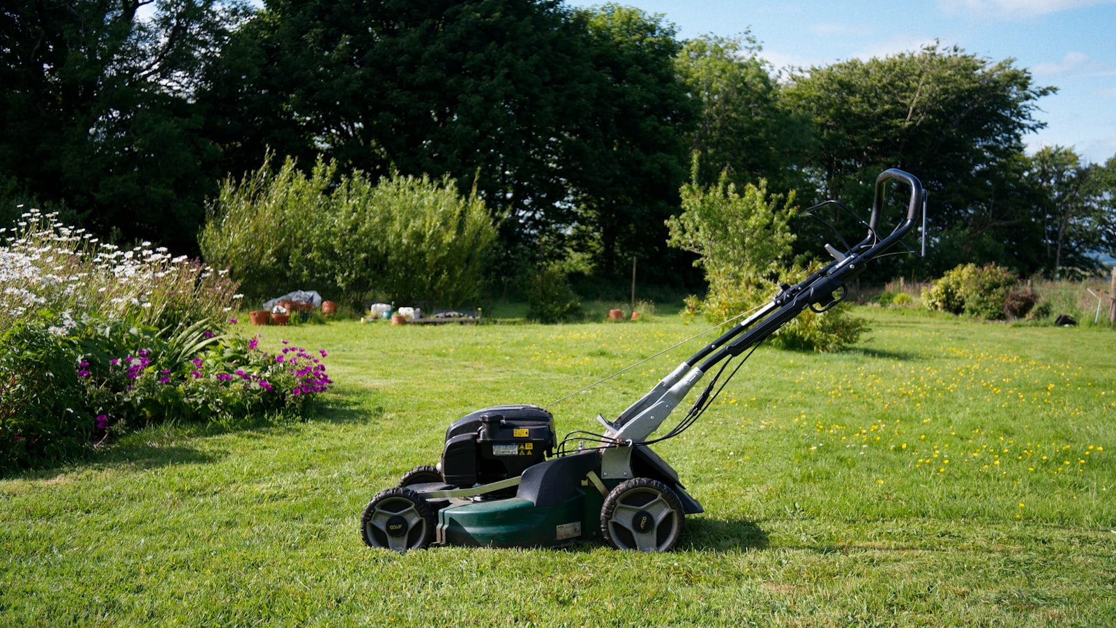 Lawn mowing and upkeep on a regular round